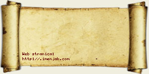 Tamara Alavanja vizit kartica